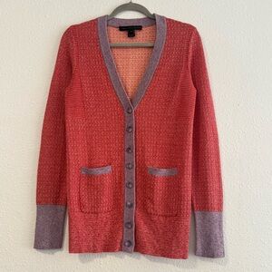 Marc by Marc Jacobs Long Cardigan‎ Silk Cotton Blend Size S